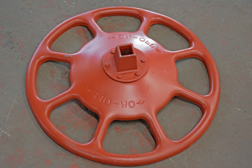 Railway hand wheel component